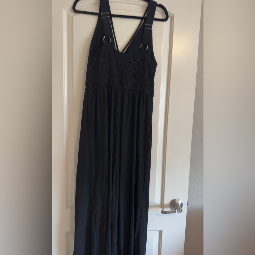 NWOT Jumpsuit Wide Leg Sleeveless V Neck Casual Dressy Linen, size S - Picture 5 of 5